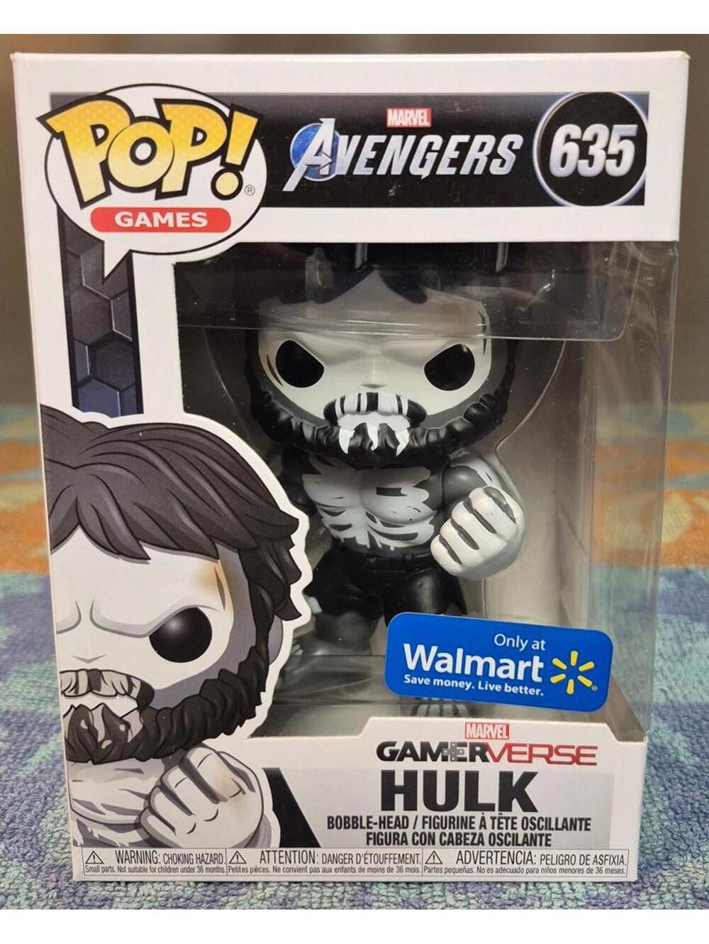 Funko Pop! Games Marvel Avengers Hulk Bobble-Head #635